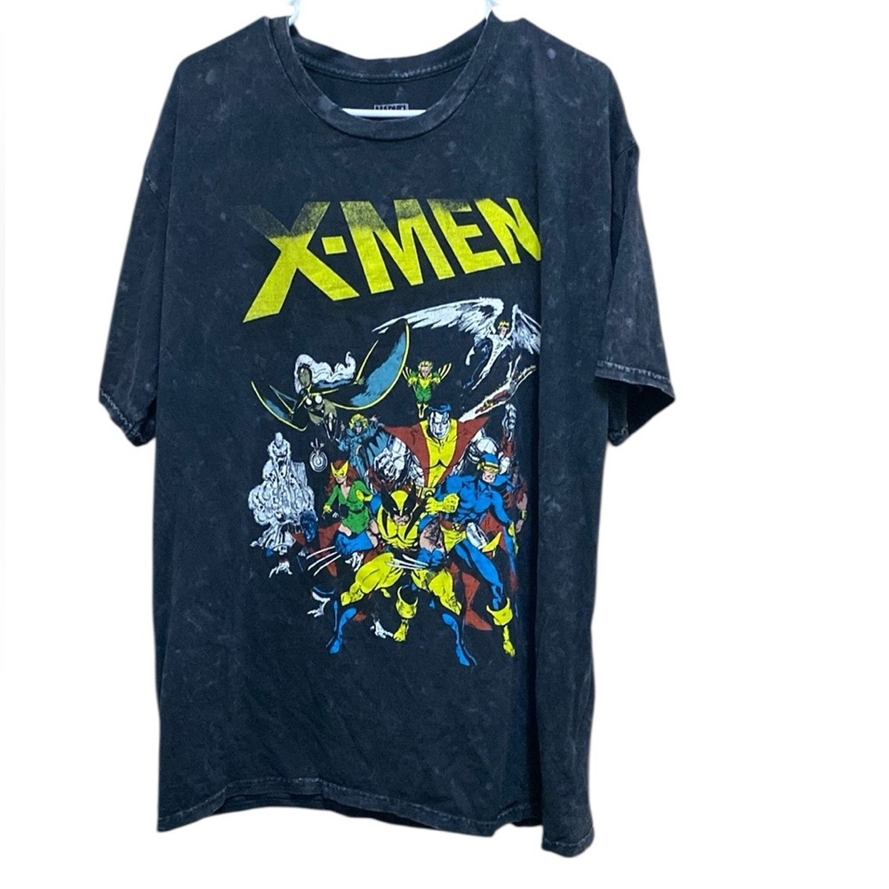 X-Men Black Graphic Long Sleeve Tee